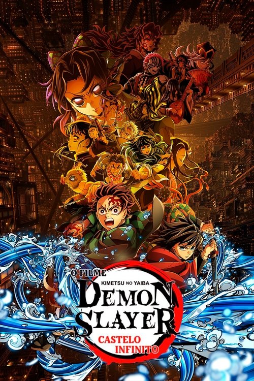 Poster de Demon Slayer: Kimetsu no Yaiba Castelo Infinito